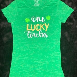 Custom St Patty’s Burnout Tshirt